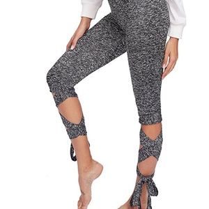 Cutout Skinny Running Active Yoga Pants Leggings